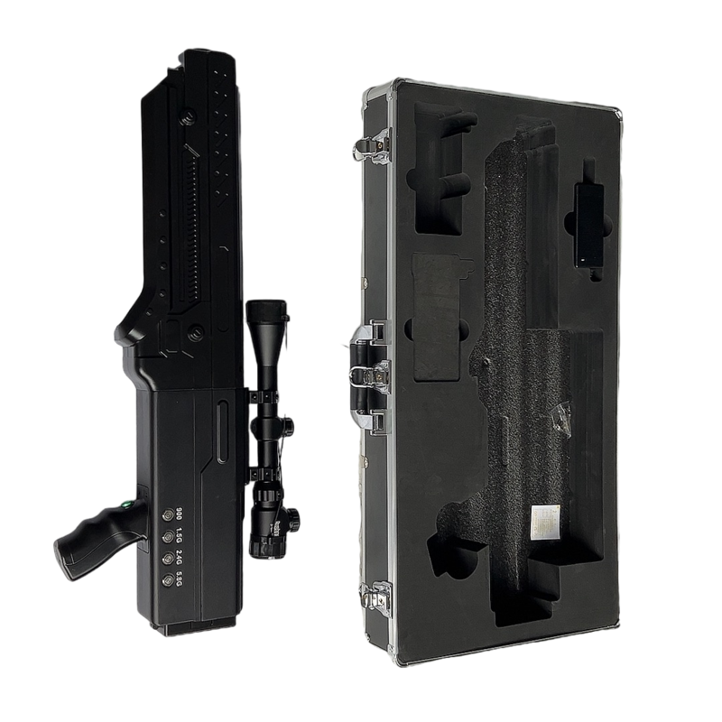  句容手持便携式枪型低空防御反制四通道A型