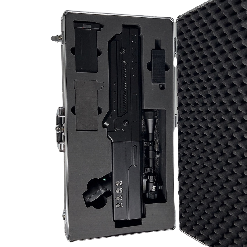  句容手持便携式枪型低空防御反制四通道B型